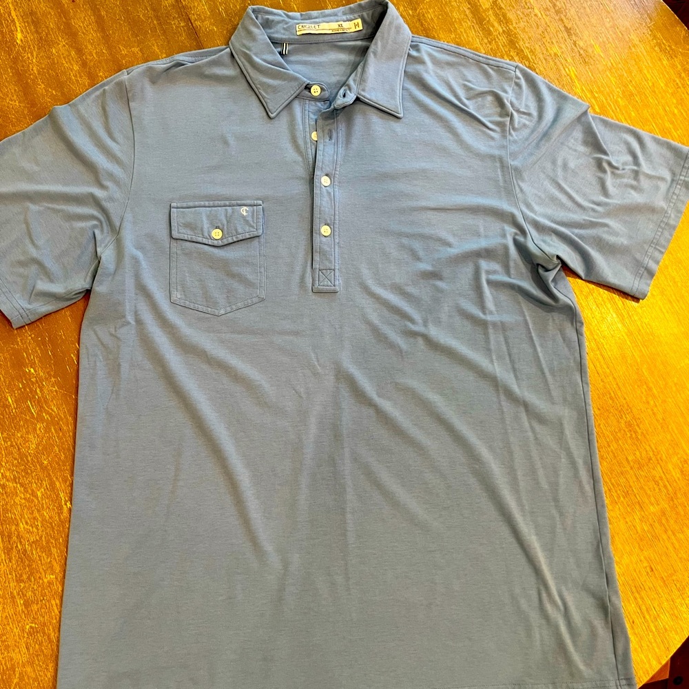 Light Blue Performance Criquet Players Shirt
